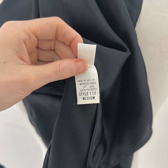 Vintage USA Made 90s Bias Cut Satin Tank - Picture 5 of 5